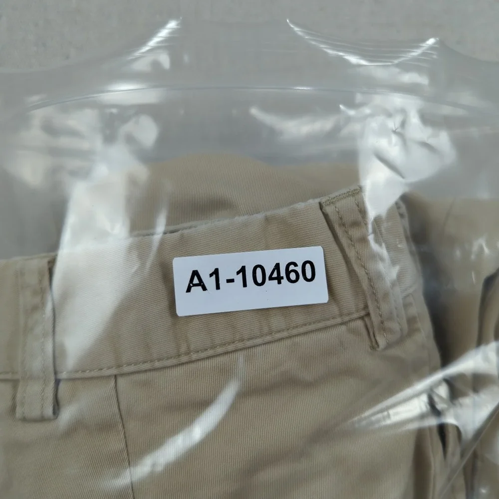 Vtg Polo‎ Ralph Lauren Pants Men 35x32 Khaki Hammond Pleated Cuffed Office